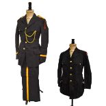 A vintage gentleman's Chicago World Fair uniform, the jacket with six buttons embossed 'Century of