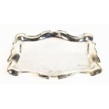 J BLANCKENSEE & SON LTD; a George V hallmarked silver Art Nouveau style dressing table tray,