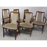 A set of six vintage G-Plan dining chairs, to include two carvers (6).