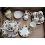 A quantity of Royal Albert 'Celebration' teaware to include milk jug, teapot etc.