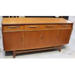 A c1960s G-Plan Fresco sideboard, designed by VB Wilkins,