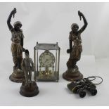 A pair of 19th century painted gesso and parcel gilt Blackamoor figures,