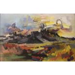 NICHOLAS HORSFIELD (1917-2005); oil on canvas 'Sunset Hightown', signed and dated 1981/2 verso,