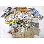 A quantity of assorted cigarette and cigar cards,