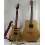 A 'Gear 4 Music' six-string acoustic guitar,