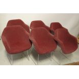 A set of six matching c1960s Robin Day for Hille chairs,