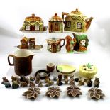 A quantity of Prices cottage ware to include a cruet set, butter dish, preserve pot and teapot,