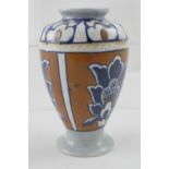 A Frederick Rhead Baghdad pattern vase, height 15cm.