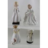 Three Royal Doulton figures, HN2996 'Amanda',