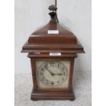 Morath Bros of Liverpool; an early 20th century mahogany-cased bracket clock, height 21cm.