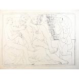 PABLO PICASSO (1881-1973); a pencil signed black and white etching from the Vollard Suite, with