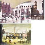 ARTHUR DELANEY (1927-1987); three pencil signed limited edition prints to include Manchester Central