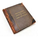 A Victorian commonplace book 1850-1865 completely filled with writings, poetry, newspaper cuttings