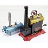 MAMOD; a stationary steam engine boiler and a model of a boiler (2).