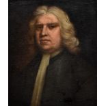 LATE 18TH CENTURY ENGLISH SCHOOL; oil on canvas, portrait of a gentleman, 60 x 50cm, framed.