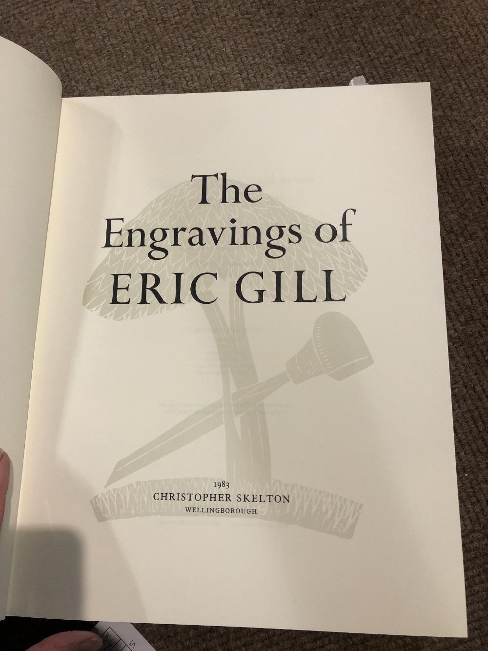 SKELTON, CHRISTOPHER; 'The Engravings of Eric Gill', pub. 1983, in original card sleeve, 'The - Image 2 of 14