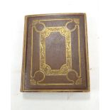 An early Victorian album well filled with numerous engravings, pencil drawings and some written