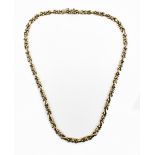A 9ct yellow gold necklace, length 44cm, approx 20.6g.Additional InformationLight general wear to