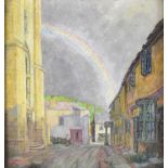 WINIFRED ELIZABETH HARDMAN (1890-1972); watercolour, 'Cerne Abbas After a Storm', signed,