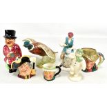 BESWICK; a no.850 model pheasant, a Royal Doulton Snowman Gift Collection D82 'The Snowman', a Royal