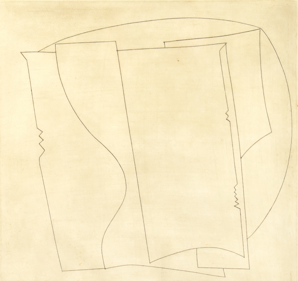 BEN NICHOLSON OM (1894-1982); etching with aquatint on wove paper, 'Ronco', 1968, signed in pencil