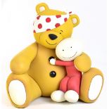 DOUG HYDE (born 1972); a limited edition porcelain and resin sculpture, 'Pudsey', 433/595, 25 x