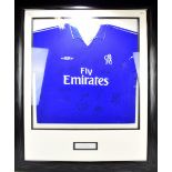 CHELSEA FC; a multi-signed replica shirt from the 2004/2005 season when Chelsea won the Premier