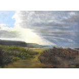 RODERICK THACKRAY; oil on canvas, 'Cable Bay - Anglesey', signed lower right, 45.5 x 61cm,