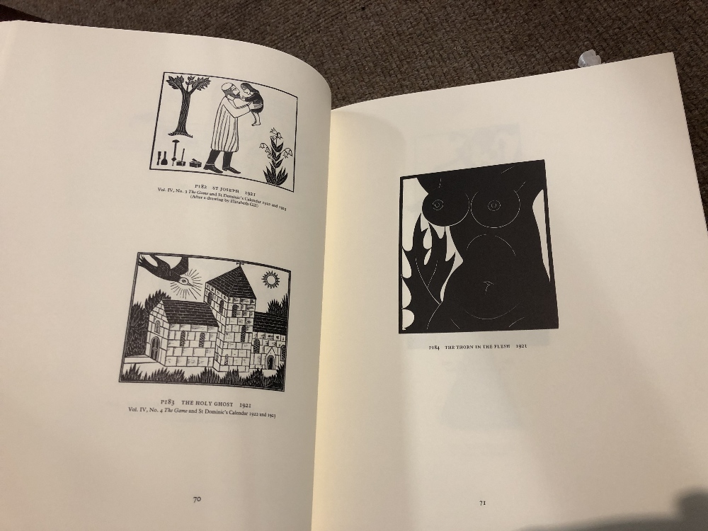 SKELTON, CHRISTOPHER; 'The Engravings of Eric Gill', pub. 1983, in original card sleeve, 'The - Image 4 of 14