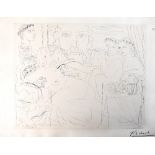 PABLO PICASSO (1881-1973); a pencil signed black and white etching from the Vollard Suite, with