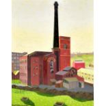 HAROLD HEMINGWAY (1908-1976); oil, 'Afternoon Sunlight, Buckley Mills', signed, dated 10.10.65 and