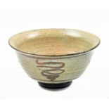 An early raku bowl, diameter 16cm. Originally described as by Duncan Ross but Mr Ross has