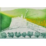 LOSSI; an artist's proof print, 'Veduta di Assisi', signed and inscribed, 15 x 23.5cm, framed and