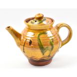 CLIVE BOWEN (born 1943); a slipware teapot, height 15.5cm. (D)Additional InformationAppears good