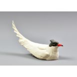 JEREMY JAMES (born 1964); a porcelain sculpture, 'Miniature Tern', incised signature and dated 1997,