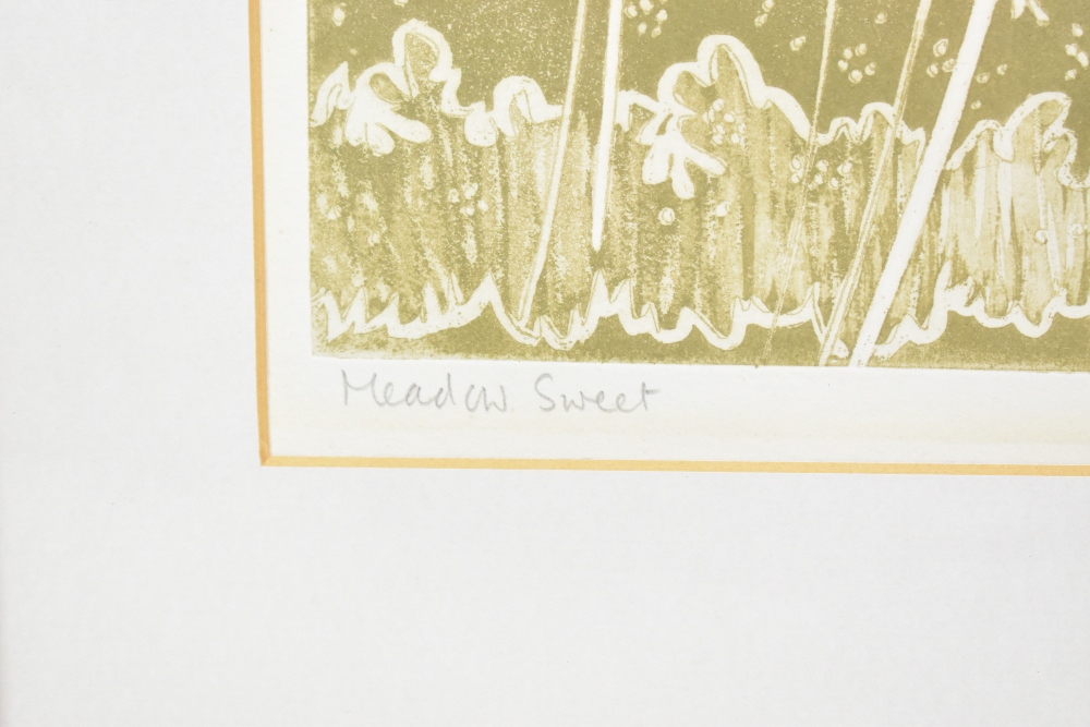 JOHN BRUNSDON (1933-2014); a signed limited edition coloured etching, 'Meadow Sweet', 68/100, 45 x - Image 2 of 11