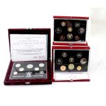 A 1999 United Kingdom Silver Anniversary Collection of seven silver proof coins comprising £1, 50p,