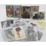 A collection of novelty cards to include fold-out examples, googly eyes, kaleidoscope,