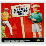 UNATTRIBUTED; watercolour 'Junior Deputy Sheriff Set' with DiBro trademark, 29 x 30cm,