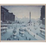 Arthur Delaney (1927-1987); two prints, 'Wellington Column and St.