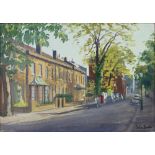 JULIAN BARROW(1939-2013); oil on canvas, 'Upper Cheyne Row', signed lower right, detailed verso, 24.