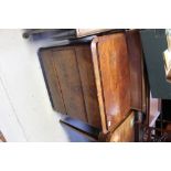 A 19th century mahogany French chest of three drawers, width 75cm.