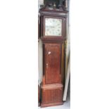 A Horton of Chorley mahogany longcase clock,