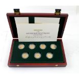 The Sovereign Mintmark Collection of seven gold sovereigns, each from the reign of George V,
