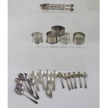 A set of six George V hallmarked silver teaspoons, Viners Ltd, Sheffield 1931,