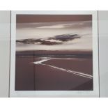 John Horsewell; a limited edition pencil signed print depicting a beach at low tide, no 22/95,