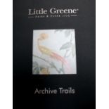 Nine wallpaper sample booklets by Little Green and Tresco,