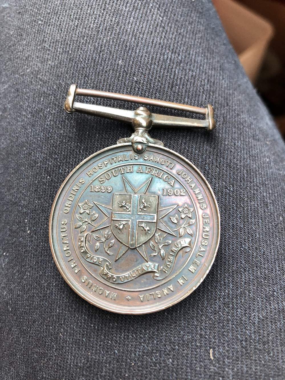 A Boer War and WWI medal group of five awarded to Private R. Crewe comprising Queen's South Africa - Image 15 of 15