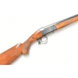 BAIKAL; a 12 bore model IJ18E single barrel shotgun with 28" barrel and 2 3/4" chamber mounted