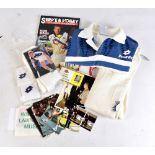 BORIS BECKER; an interesting collection of items directly linked to the tennis star including a
